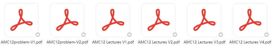 AMC12 目录